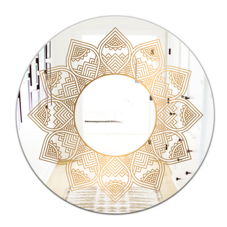 Luxury Light Mandala - Glam Mirror - Oval or Round Accent or Vanity Mirror