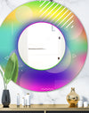 Spacy Dimensions 1 - Mid-Century Mirror - Oval or Round Wall Mirror