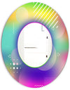 Spacy Dimensions 1 - Mid-Century Mirror - Oval or Round Wall Mirror