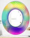 Spacy Dimensions 1 - Mid-Century Mirror - Oval or Round Wall Mirror