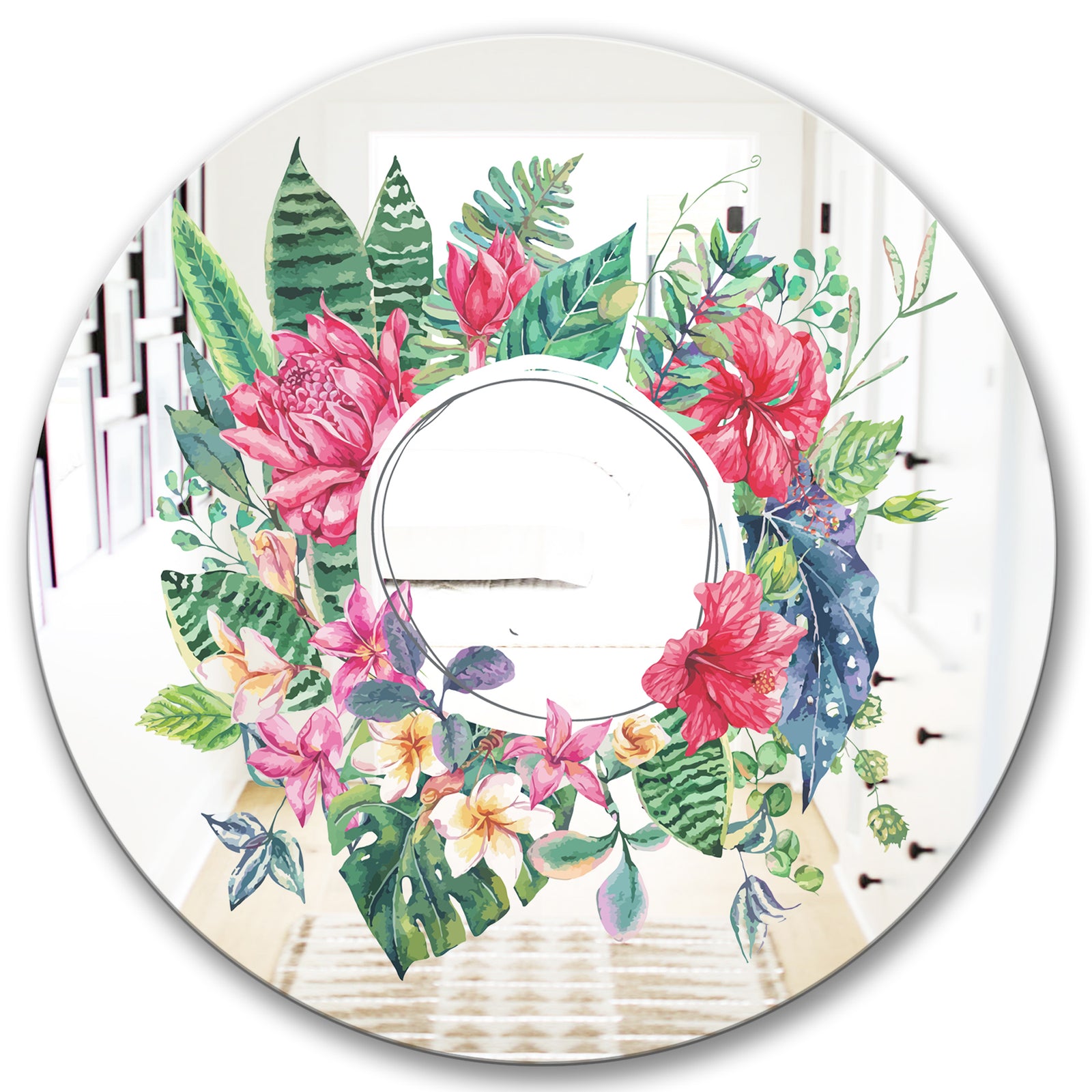 Garland Sweet 7 - Cabin and Lodge Mirror - Oval or Round Wall Mirror