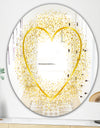 Love and Glitter - Glam Mirror - Oval or Round Wall Mirror