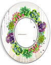 Save The Date - Traditional Mirror - Oval or Round Wall Mirror