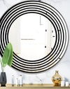 Abstract Spiral - Modern Mirror - Oval or Round Wall Mirror