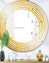 Yellow Circles - Glam Mirror - Oval or Round Vanity Mirror