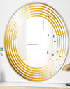 Yellow Circles - Glam Mirror - Oval or Round Vanity Mirror