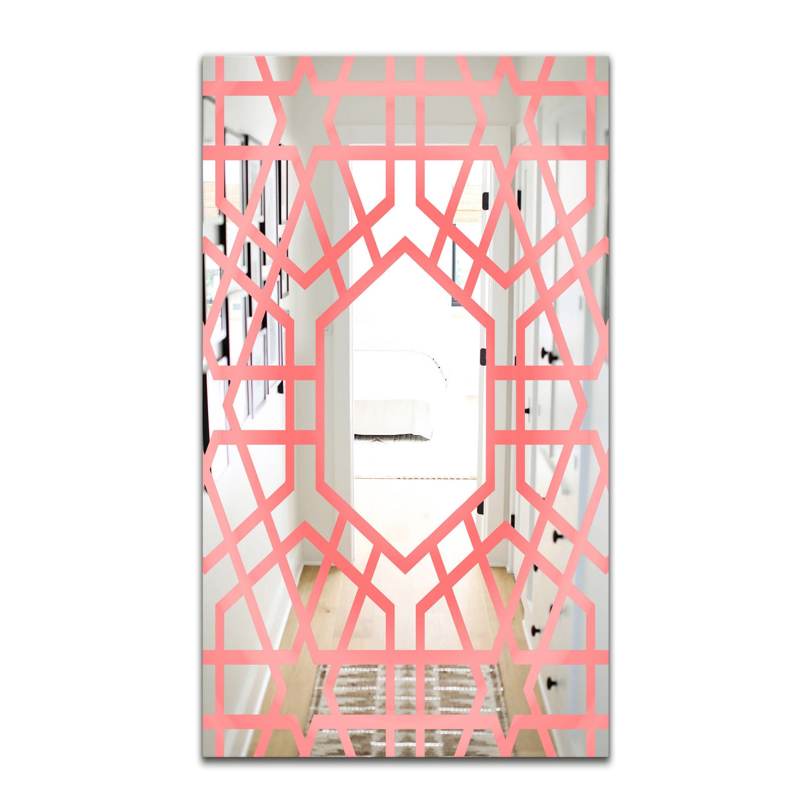 Hexed - Modern Mirror - Contemporary Large Wall Mirror
