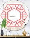 Hexed - Modern Mirror - Contemporary Oval or Round Wall Mirror