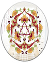 Highs and Lows Pattern - Traditional Mirror - Oval or Round Wall Mirror