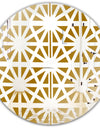 Geometry Pattern - Glam Mirror - Oval or Round Wall Mirror