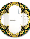 Gold Cut Out Cross - Modern Mirror - Oval and Circle Wall Mirror