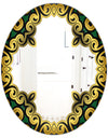 Gold Cut Out Cross - Modern Mirror - Oval and Circle Wall Mirror
