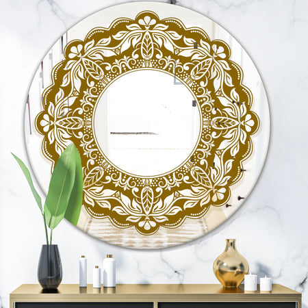 Mandala - Modern Mirror - Contemporary Oval or Round Wall Mirror