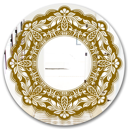 Mandala - Modern Mirror - Contemporary Oval or Round Wall Mirror