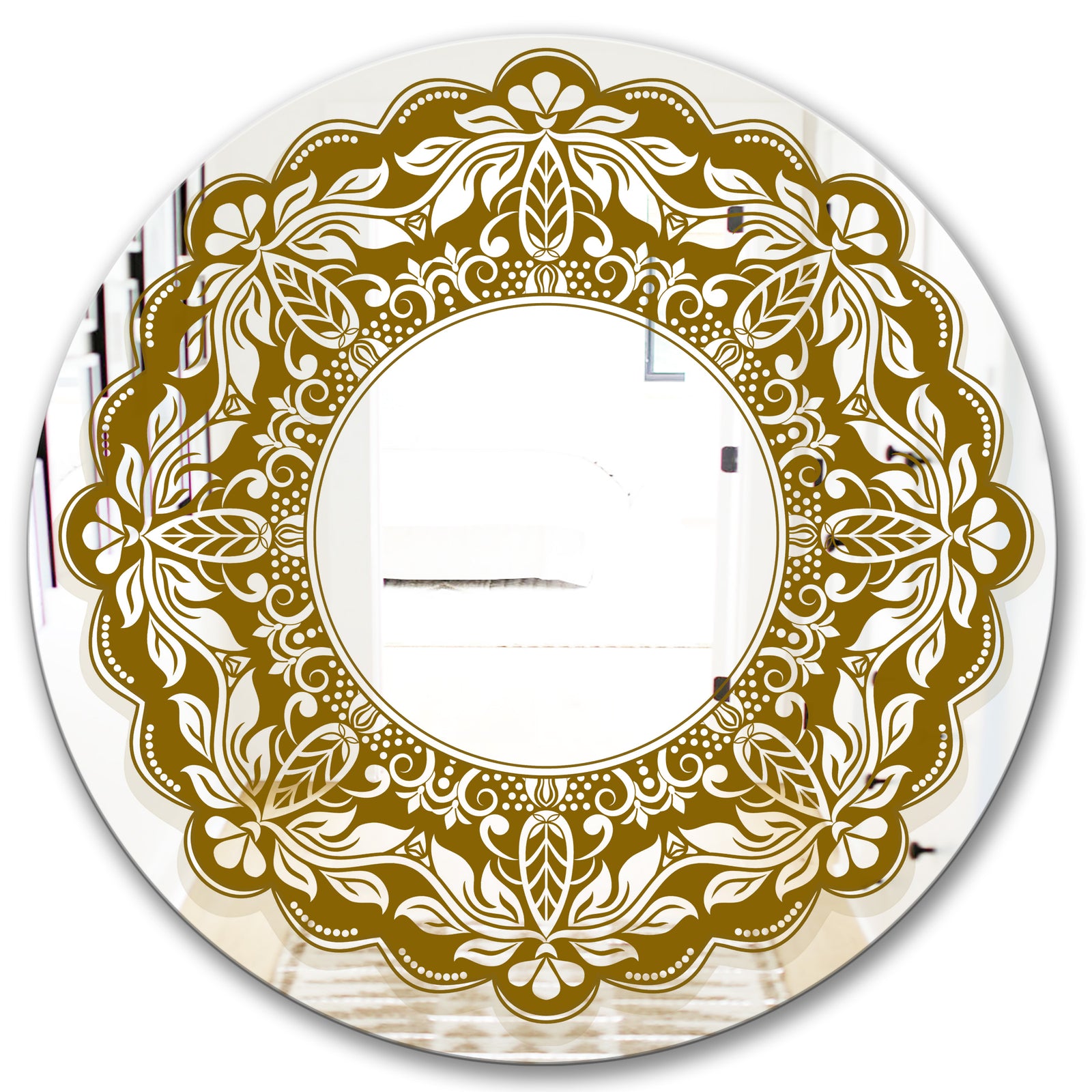 Mandala - Modern Mirror - Contemporary Oval or Round Wall Mirror