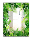 Tropical Mood Foliage 26 - Farmhouse Mirror - Large Wall Mirror