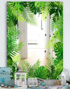 Tropical Mood Foliage 26 - Farmhouse Mirror - Large Wall Mirror