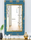 Blue and Gold - Modern Mirror - Wall Mirror