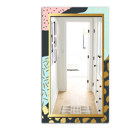 Playful Gold 2 - Glam Mirror - Modern Vanity Mirror
