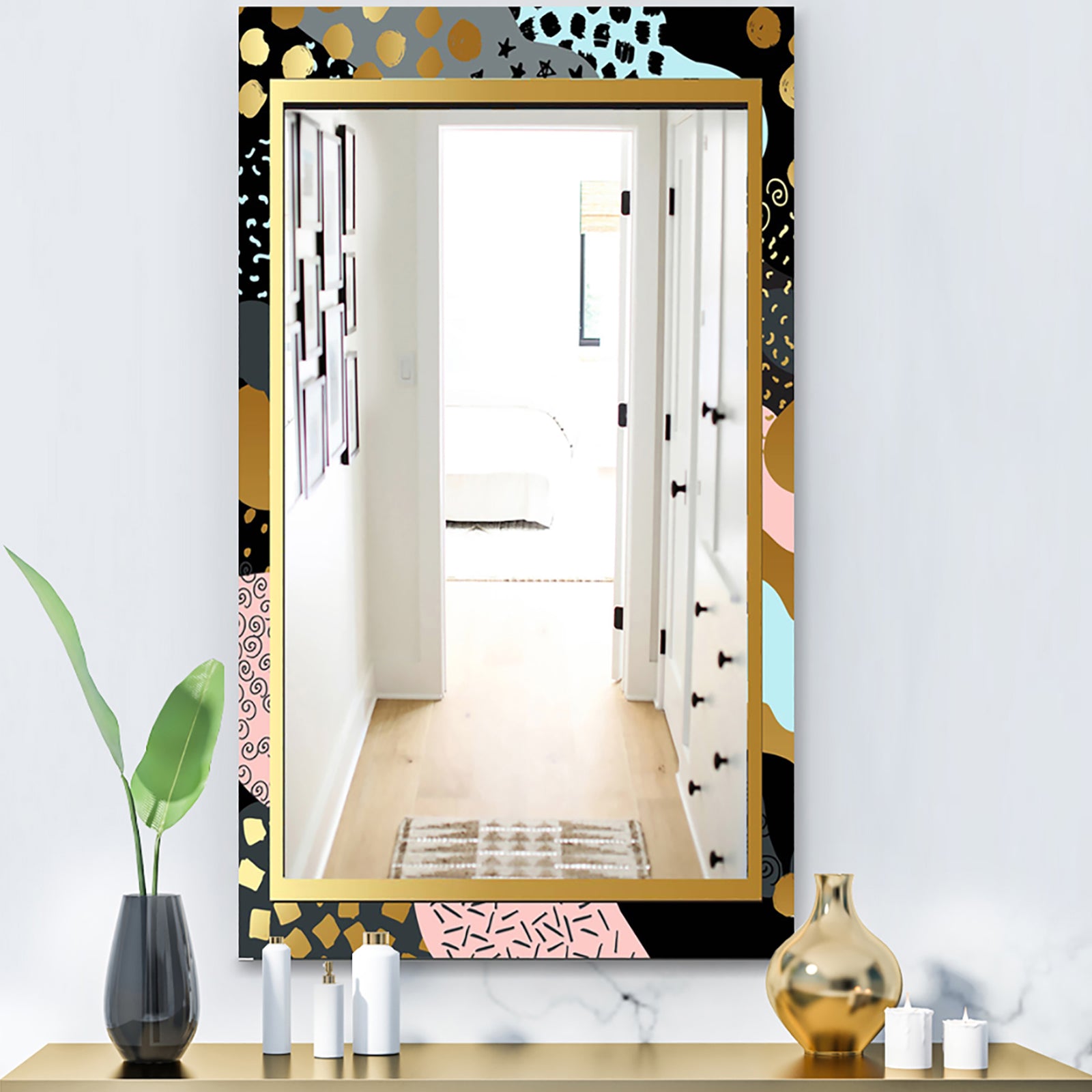 Playful Gold 6 - Glam Mirror - Modern Vanity Mirror