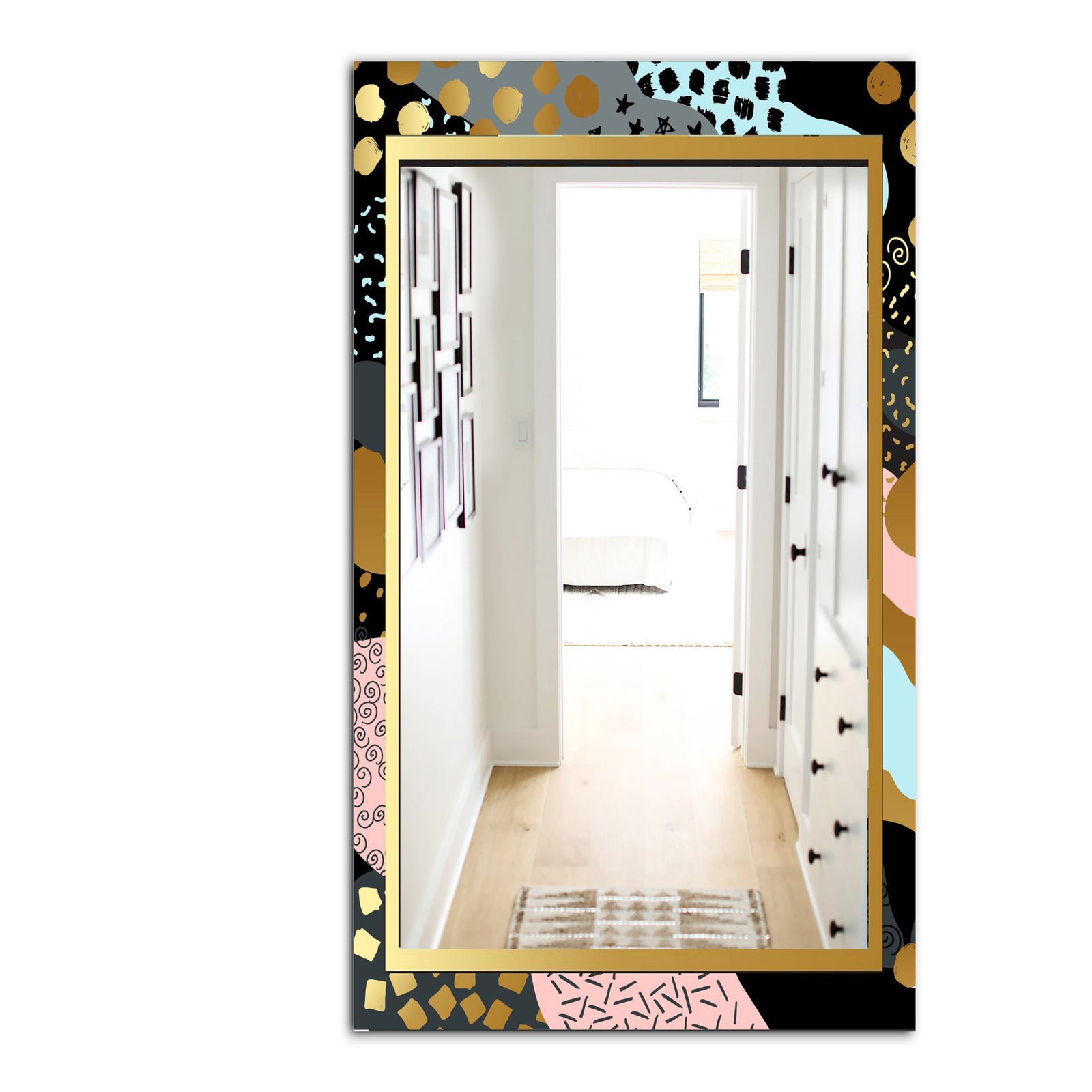 Playful Gold 6 - Glam Mirror - Modern Vanity Mirror