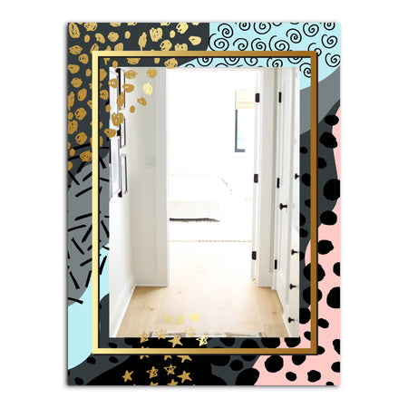 Playful Gold 8 - Glam Mirror - Decoration or Vanity Mirror