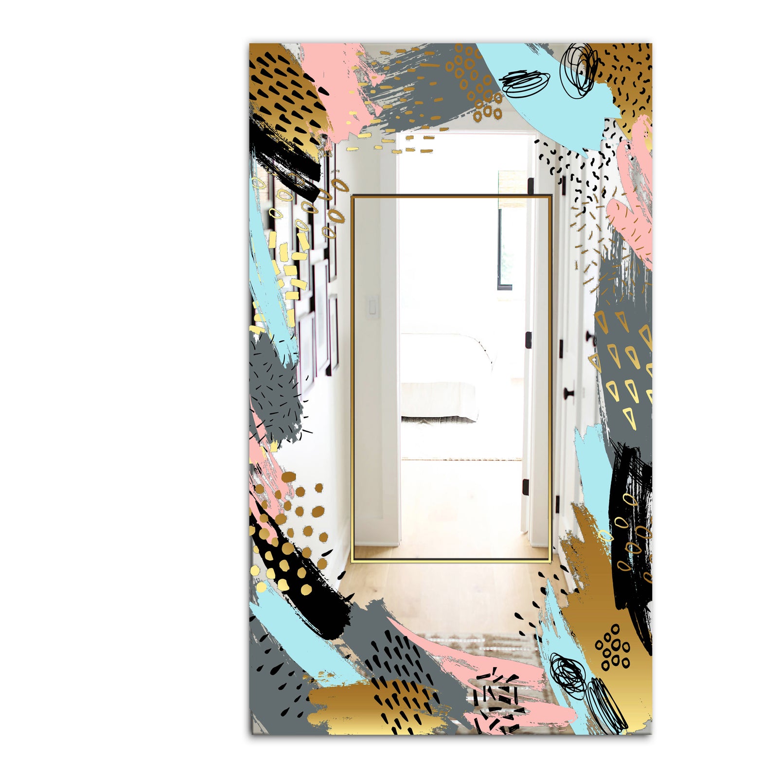 Porch & Den 'Playful Gold 9 - Glam Mirror