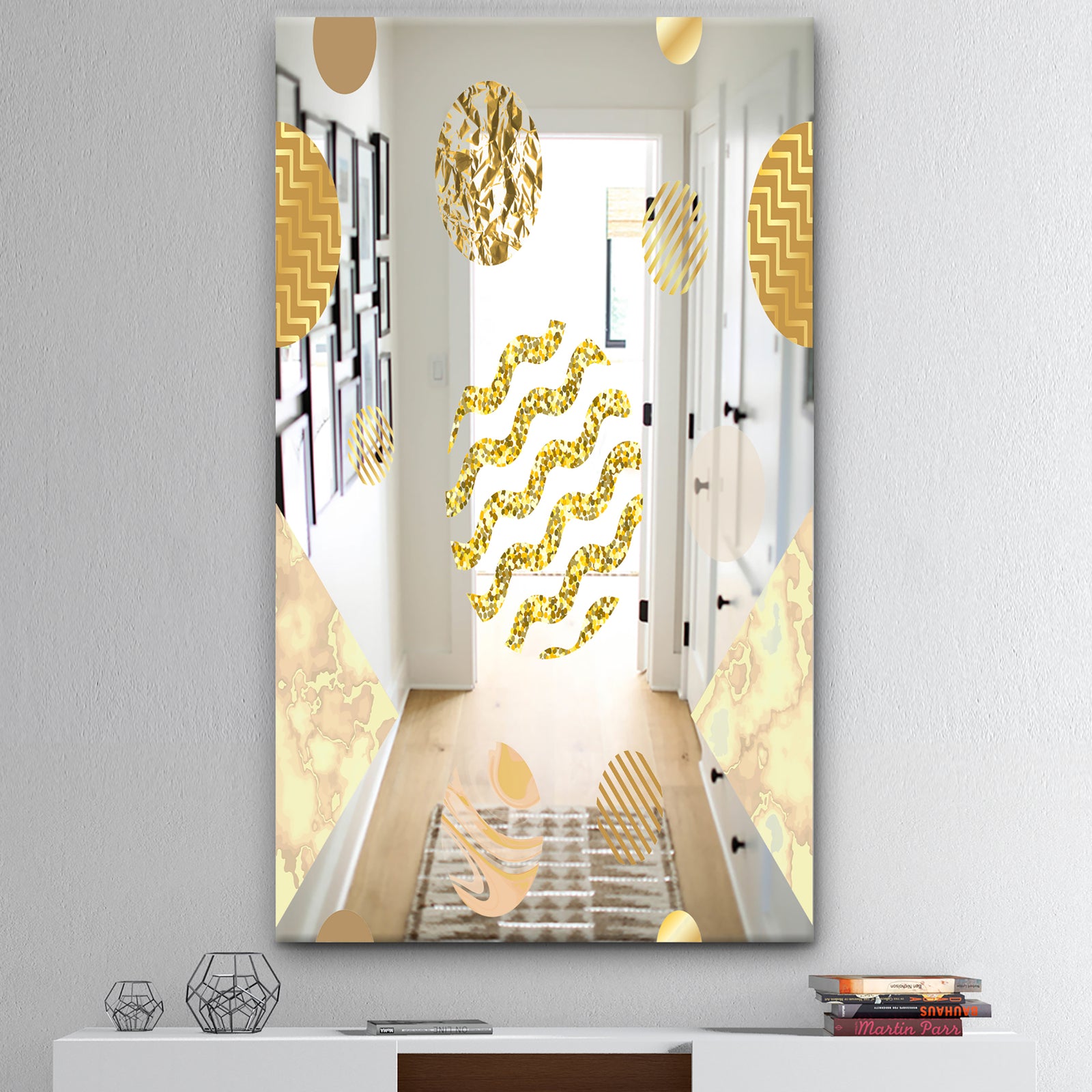 Capital Gold Lively 6 - Mid-Century Mirror - Modern Accent Mirror