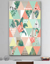 Tropical Mood Pink 2 - Mid-Century Mirror - Tropical Wall Mirror