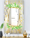 Efflorescent Gold Green 6 - Glam Mirror - Decorative or Modern Vanity Mirror