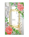 Efflorescent Gold Pink 6 - Modern Mirror - Wall Mirror