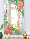 Efflorescent Gold Pink 6 - Modern Mirror - Wall Mirror