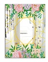 Efflorescent Gold Pink 8 - Modern Mirror - Contemporary Wall Mirror