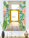 Efflorescent Gold Pink 10 - Glam Mirror - Modern Wall Mirror