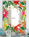 Efflorescent Gold Abundance 3 - Cabin and Lodge Mirror - Tropical Rectangle Mirror