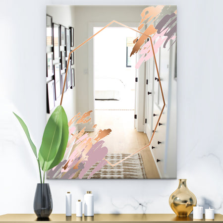 Copper Minimal 2 - Glam Mirror - Vanity or Decorative Wall Mirror