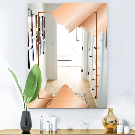 Copper Minimal 3 - Glam Mirror - Modern Bathroom Mirror