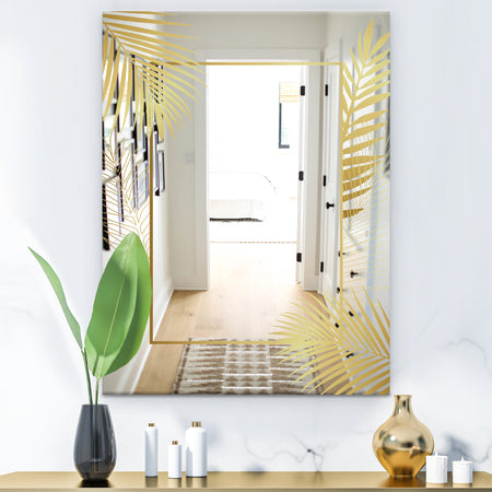 Capital Gold Botanical Bliss 6 - Glam Mirror - Modern Bathroom Mirror