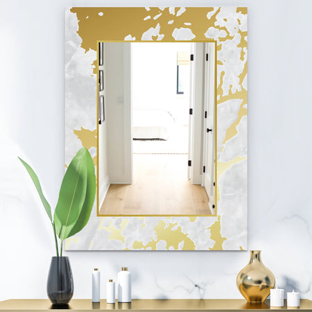 Capital Gold Botanical Bliss 8 - Glam Mirror - Frameless Decorative or Bathroom Mirror