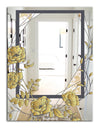 Gold Botanical Blooming 1 - Cabin and Lodge Mirror - Decorative Mirror