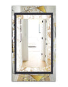 Gold Botanical Blooming 5 - Glam Mirror - Modern Vanity Mirror