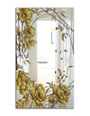 Gold Botanical Blooming 6 - Traditional Mirror - Bathroom Mirror