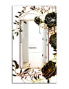 Gold Botanical Blooming 8 - Shabby Chic Mirror - Vanity Mirror