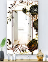 Gold Botanical Blooming 8 - Shabby Chic Mirror - Vanity Mirror