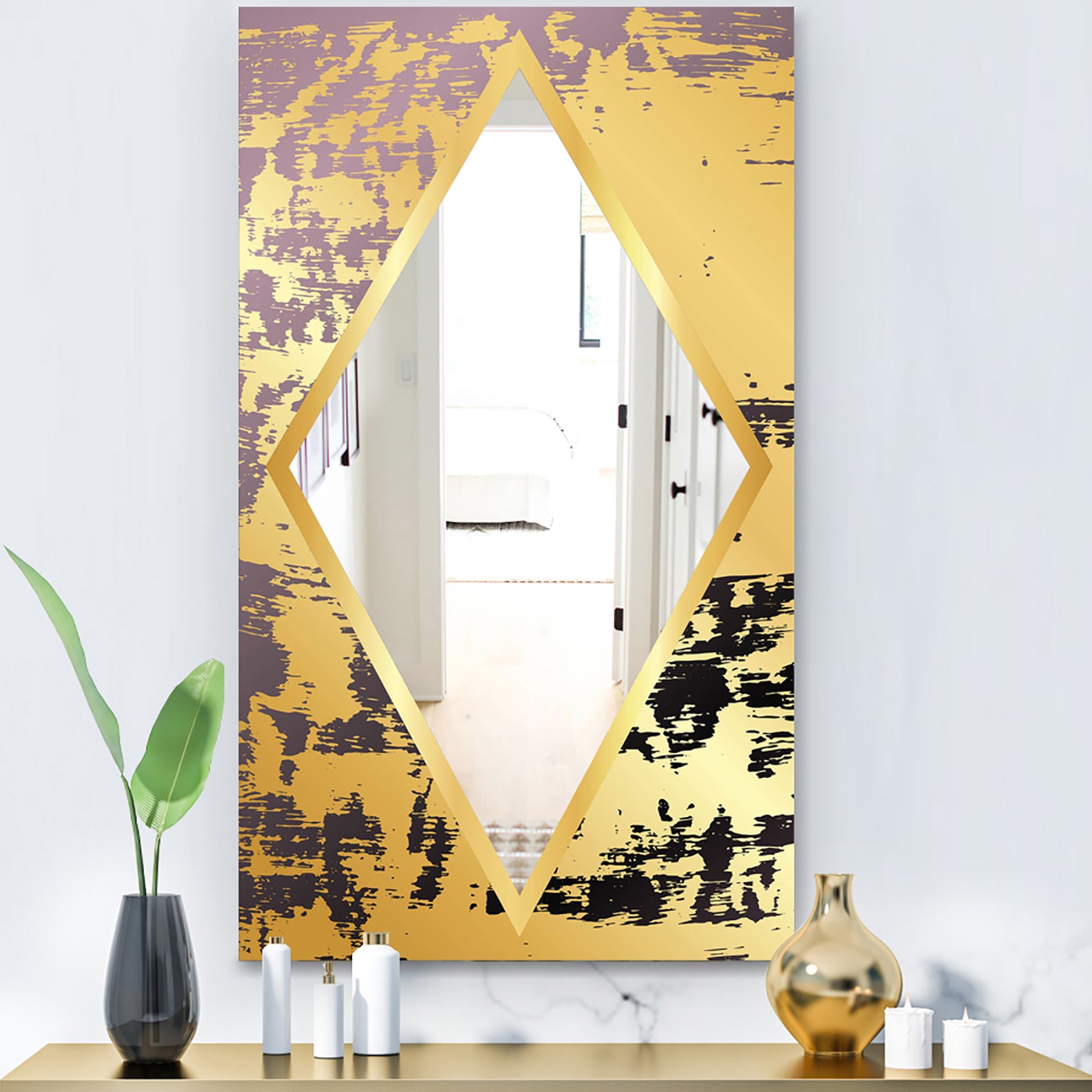 Marbled Marvelous 5 - Glam Mirror - Decorative Wall Mirror