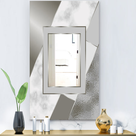 Marbled Marvelous 8 - Glam Mirror - Accent or Vanity Mirror