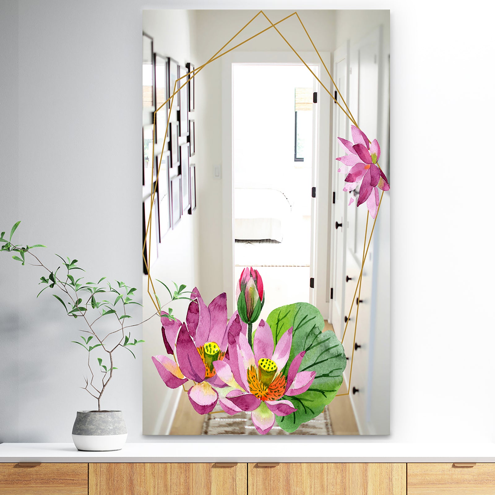 Efflorescent Gold Simple 12 - Traditional Mirror - Vanity Mirror
