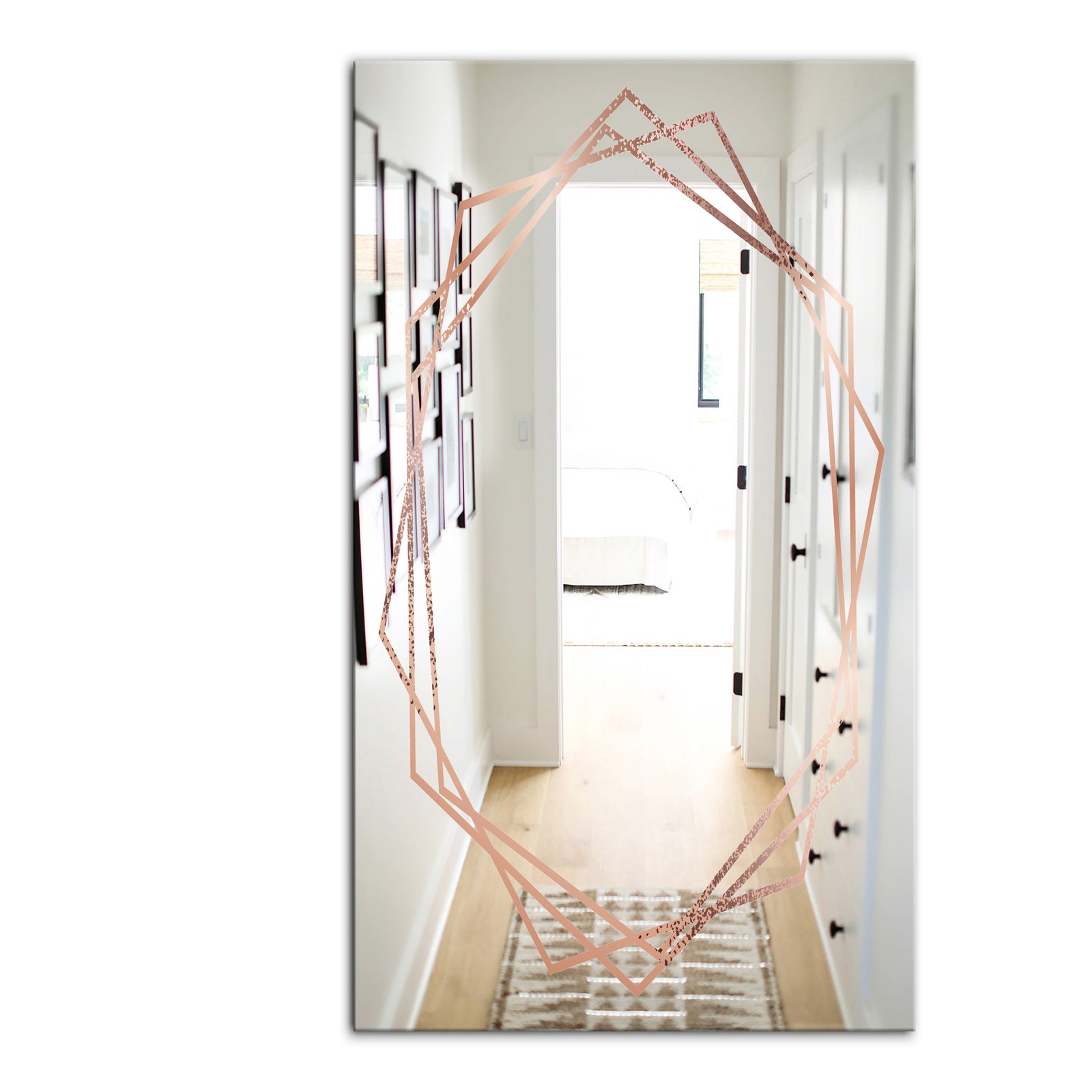 Copper Minimal 7 - Glam Mirror - Modern Vanity Mirror