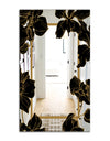 Gold Botanical Obsidian 7 - Traditional Mirror - Modern Bathroom Mirror or Accent Wall Mirror