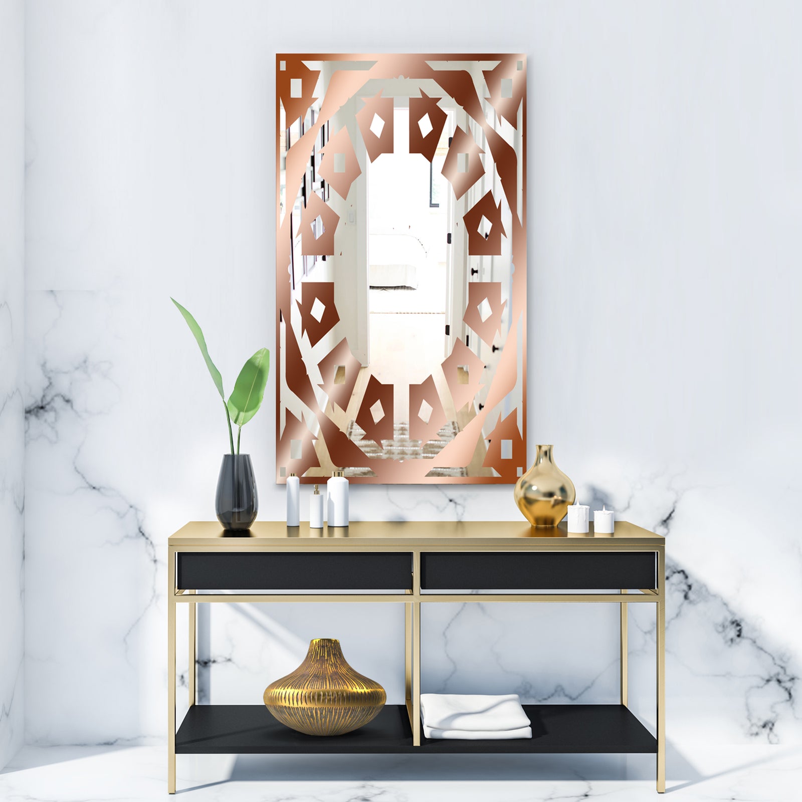 Copper Spruce 4 - Glam Mirror - Vanity Mirror